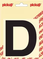 Pickup plakletter Helvetica 100 mm - zwart D