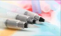 4artz® set van 3 verschillende waterbrush penselen - waterbrush pen