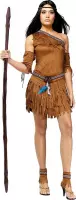 FUNWORLD - Bruin indiaan kostuum voor vrouwen - M / L