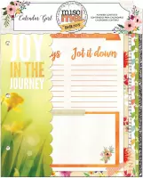 Bo Bunny Scrapbook papier - calendar girl planner contents