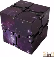 Zint Infinity cube – Galaxy purple – Fidget toys – Fidget cube – Stressbal – Rust & focus – TikTok – Sterrenhemel