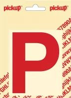 Pickup plakletter Helvetica 100 mm - rood P