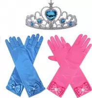 Het Betere Merk - Prinses Frozen Speelgoed - Prinsessen Accessoireset - Kroon - Tiara - Toverstaf - Voor bij je Elsa Anna verkleedjurk - verkleedkleren meisje