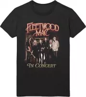 Fleetwood Mac Heren Tshirt -S- In Concert Zwart