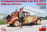 Miniart - German Passenger Car Typ 170v.saloon 4 Doors (Min38008) - modelbouwsets, hobbybouwspeelgoed voor kinderen, modelverf en accessoires