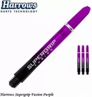 Harrows Supergrip Fusion Black / Purple - Midi