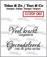 Crealies Tekst & Zo Duo Font Overlijden 02