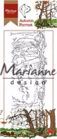 Marianne Design Stempel Hettys herfstbos HT1636 7.5x18.5 centimeter