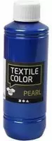 Textielverf - Blauw - Parelmoer - Creativ Company - 250 ml