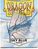 Dragon Shield Card Sleeves: Standard Matte Sky Blue (63x88mm) - 100 stuks