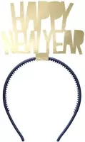 Happy New Year diadeem voor dames oud en nieuw/nieuwjaar