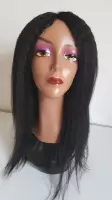 Braziliaanse Remy haren pruik 16 inch - Honing blonde diep golf haren - real human hair- dames pruiken van echte haar - 4x4 f lace closure wigs