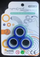 Magnetic finger trick rings  - Magnetische vinger Ringen - Blauw