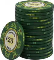 Macau deluxe keramische chips €25,- (25 stuks)