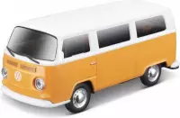 Maisto VW T2 TYPE 2 PANEL VAN oranje/wit modelauto schaalmodel 4,5"