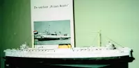 modelbouw, bouwplaat van de PSD veerboot Prinses Beatrix, schaal 1/200
