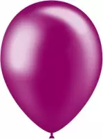 Fuchsia Ballonnen Metallic 25cm 10st