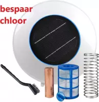 Solar zwembad ionisator - Bespaar chloor - Water desinfecteren - Zwembadstofzuiger - chloortabletten