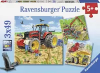 Ravensburger puzzel Grote machines - 3x49 stukjes - kinderpuzzel