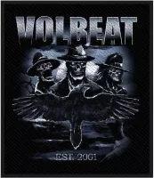 Volbeat Patch Outlaw Raven Zwart