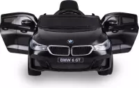 BMW Elektrische Kinderauto 6-serie GT Zwart - Krachtige Accu - Op Afstand Bestuurbaar - Veilig Voor Kinderen