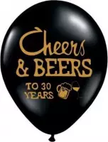 Verjaardag Ballonnenset 30 jaar | Cheers & Beers to 30 years | 20 stuks latex ballonnen