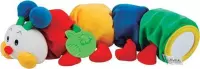 INCHWORM WITH TEETHER zachte multicolor knuffel met geluidjes