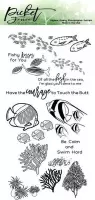 Schools of Fish Clear Stamps (OC-100)