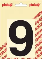 Pickup plakcijfer Helvetica 100 mm - zwart 9