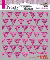 Pronty mask stencil 15 x 15 cm triangles pattern