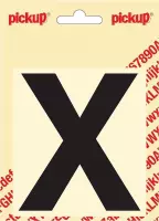 Pickup plakletter Helvetica 100 mm - zwart X