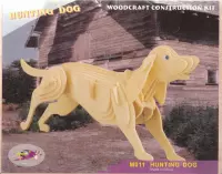Bouwpakket 3D Puzzel Hond- hout