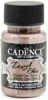Cadence Dora Glas & Porselein verf Metallic Antiek roze 01 013 3147 0050  50 ml
