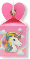 Unicorn uitdeeldoosjes 6 Stuks - Uitdeelcadeau Kinderfeestje