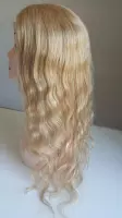 Braziliaanse Remy pruik 26 inch - kleur blonde 613 golf menselijke haren real human hair- lacefront wig