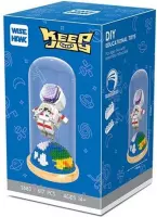 Bouwstenen - nanoblock - stolp astronaut boven aarde - Wise Hawk - 617 blokjes
