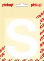 Pickup plakletter Helvetica 100 mm - wit S