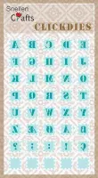 SCCD001 Clickdies alphabet-1 (Capitals) - Nellie Snellen snijmal - alfabet hoofdletters - inclusief magneetvel