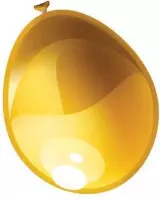 Ballonnen 30cm metallic goud (10 stuks)