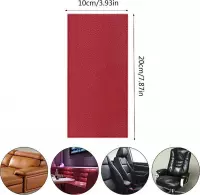 GEAR 3000® PU leer reparatie set - leather repair - leder patch - zelfklevende sticker rood
