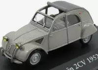 Citroën 2CV Open Roof 1952 Grey Metallic