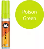 Molotow 327HS Poison Green - Gifgroene acryl marker - Chisel tip 4-8mm - Kleur Gifgroen