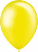 Lichtgele Ballonnen Metallic 25cm 10st