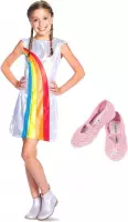 K3 jurkje regenboog + schoentjes - 6-8 jaar / mt 32