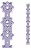 BBD002 Snijmal Nellie Snellen Armband - Bracelet border dies - sterretjes schakeltjes klein 2,7 x 1 cm - Maak je eigen armband - leuk voor kinderen