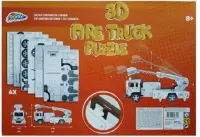 Grafix - 3D Brandweer - Puzzel - Fire Truck Puzzle
