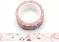 Washi Tape | bloemetjes | 15mm x 10m.