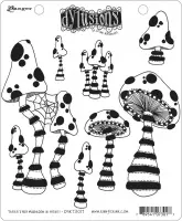Dylusions cling mount stamp set - There's not mushroom in here!
