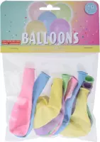 Free And Easy Ballonnen Macaron 25 Cm Latex 10 Stuks