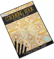 Kleurboek ''Goud'' | A4 | Kleurboek | Kleurboek voor volwassen | Craft Sensations | Gouden foliedruk | Knutselen | Tekenen | Kleuren | Stiften | Kleuren voor volwassenen | tekenen